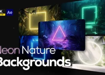 Videohive - Neon Nature Backgrounds - 60959088 5 Videohive Neon Nature Backgrounds 60959088