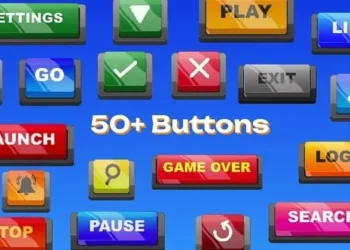 Videohive Pixel Buttons 61107107