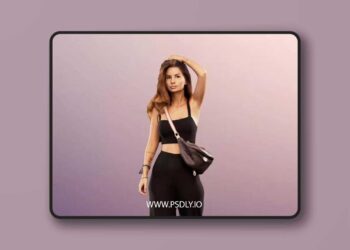 Walking Elegant Mediterranean Woman low poly 3d model