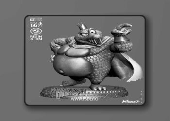 Wicked – King K Rool Sculpture – 3D Print Model STL