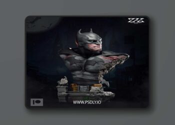 ZEZ Studios – Batman Bust – 3D Print Model 8 ZEZ Studios – Batman Bust – 3D Print Model