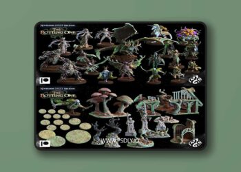 Crippled God Foundry – November 2022 – The Rotting One – 3D Print Model