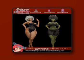 Freyas Fantasys – Ogre Girls – An OC Creation – 3D Print Model 7 Freyas Fantasys – Ogre Girls – An OC Creation – 3D Print Model