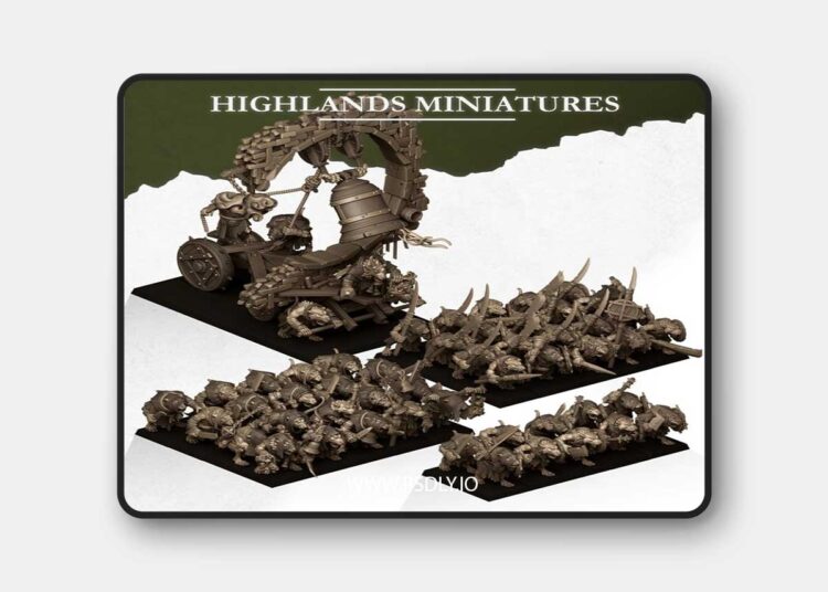 Highlands Miniatures – January 2025 – The Year of the Rat – 3D Print Model 1 Highlands Miniatures – January 2025 – The Year of the Rat – 3D Print Model