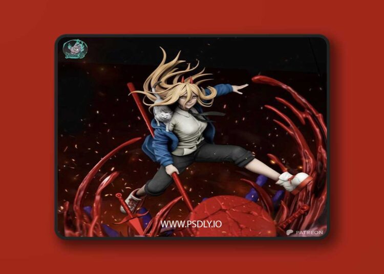 Kaidan – Chainsaw Man – Power – 3D Print Model STL 1 Kaidan – Chainsaw Man – Power – 3D Print Model STL